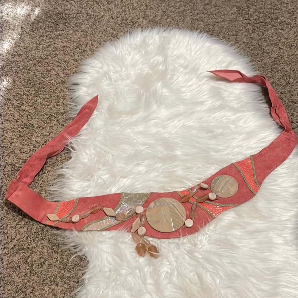 Laise Adzer Vintage Rare Leather Belt